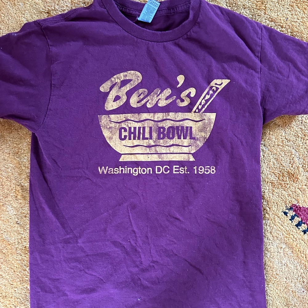 Ben’s chili bowl shirt